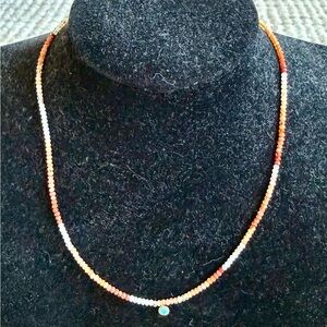 Theodosia 14kt gold Beaded necklace